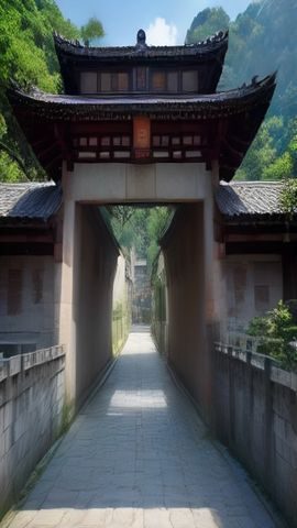 91抖音网站热门旅行Vlog，年轻人在云南大理古城街道漫步，阳光明媚氛围轻松